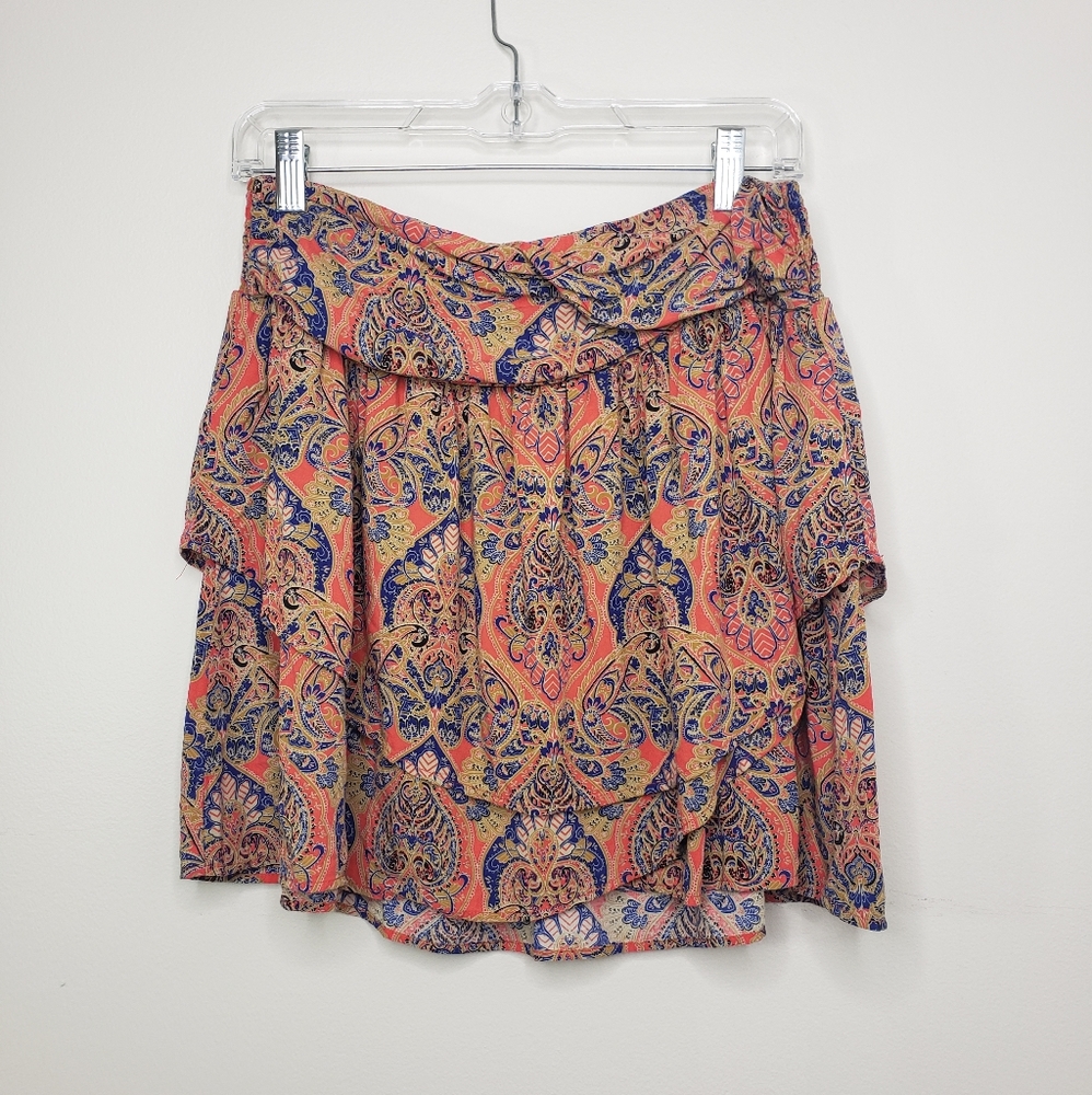 Miss Me tiered ruffle mini skirt